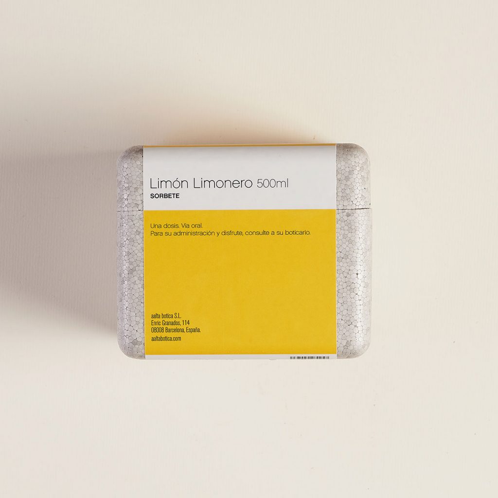 LEMON LEMONY SORBET 500ML | aalta botica